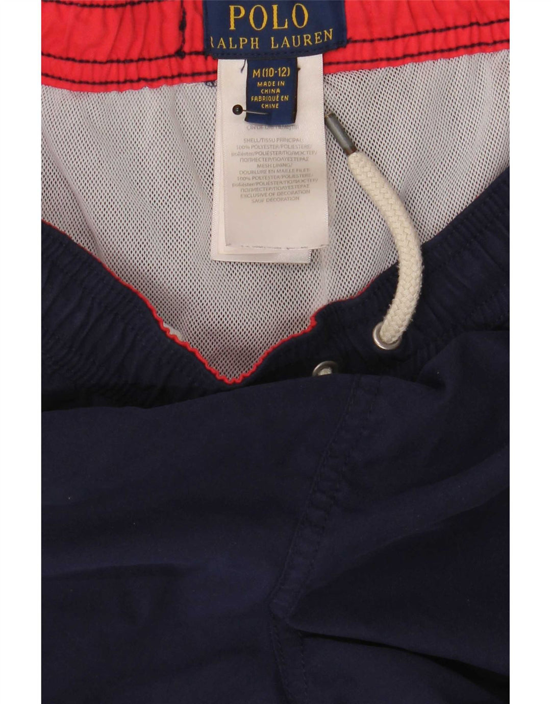 Chłopięce spodenki sportowe Polo Ralph Lauren 10-11 lat, średni granatowy poliester