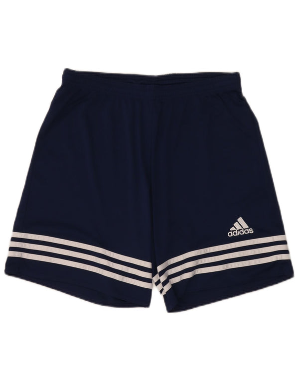 Adidas Mens Climalite Sport Shorts Medium Navy Blue Polyester