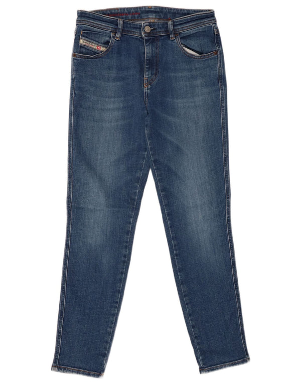 Damskie jeansy skinny DIESEL W27 L28 Niebieskie bawełniane