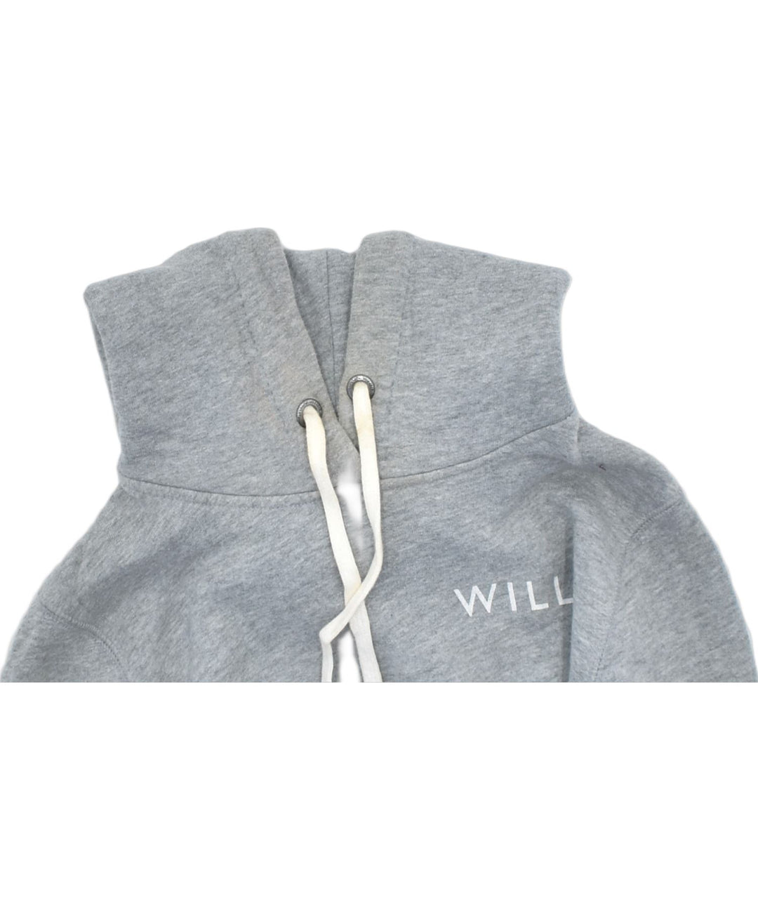 JACK WILLS Womens Graphic Hoodie Jumper UK 8 Small Grey Cotton Sports | Vintage | Thrift | Second-Hand | Used Clothing | Messina Hembry 