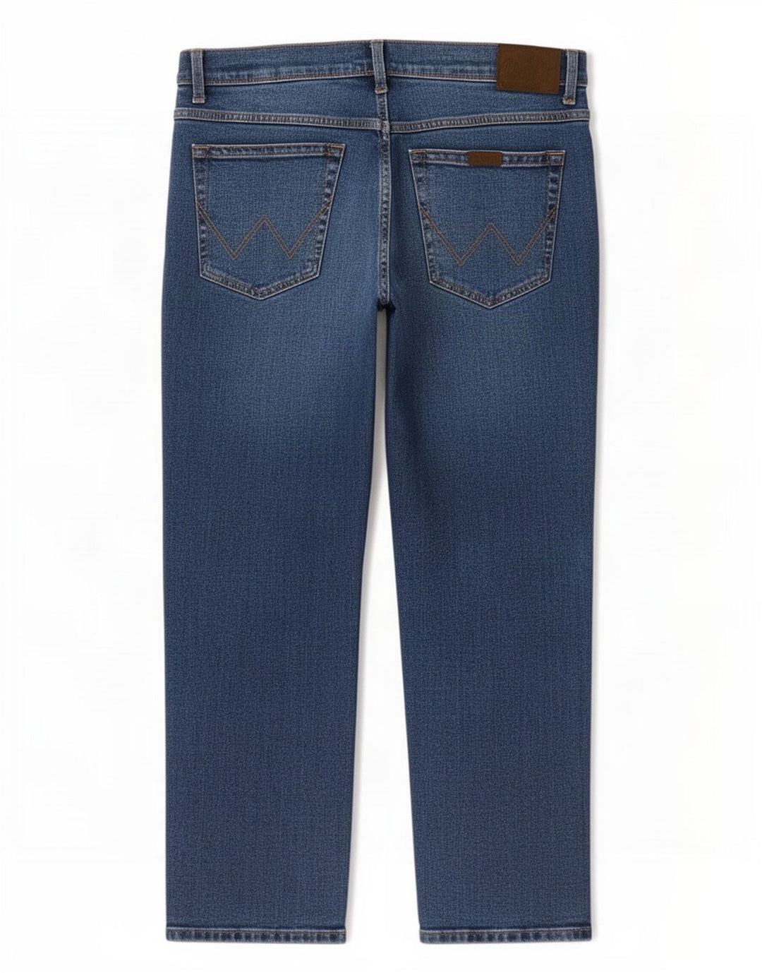 Męskie jeansy Wrangler Regular Straight W42 L27 Niebieskie bawełniane