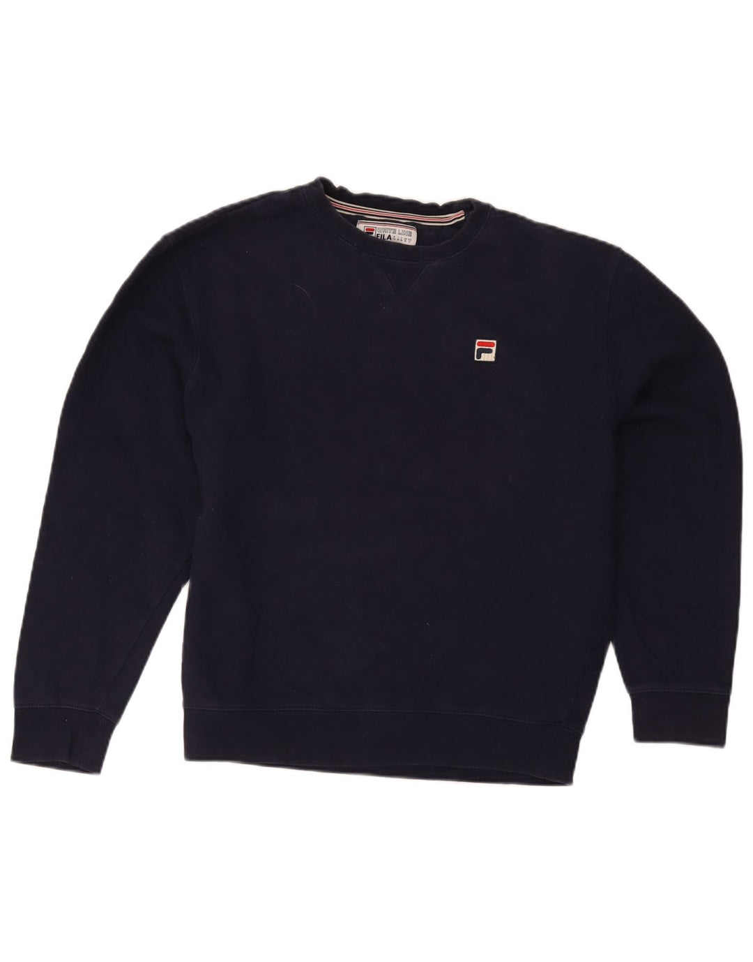 Bluza męska Fila Sweter średni granatowy, bawełniany