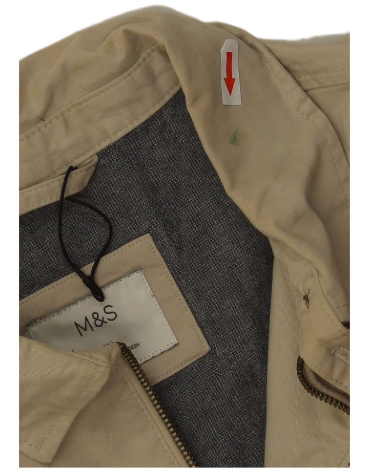Męska kurtka bomber Marks & Spencer UK 44 2XL, beżowa, bawełniana