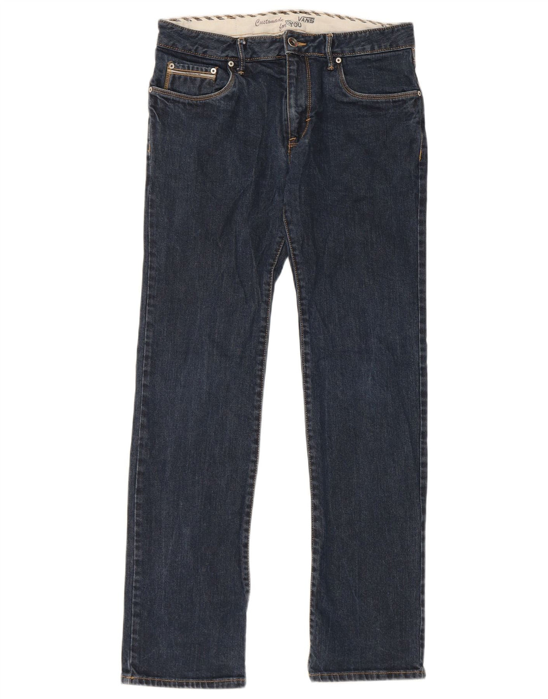 Męskie jeansy Vans Straight W29 L30 Granatowe, bawełniane