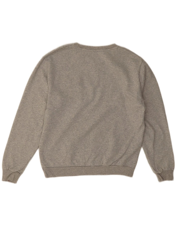 Męski sweter Zara, duże, szare, nakrapiane serce