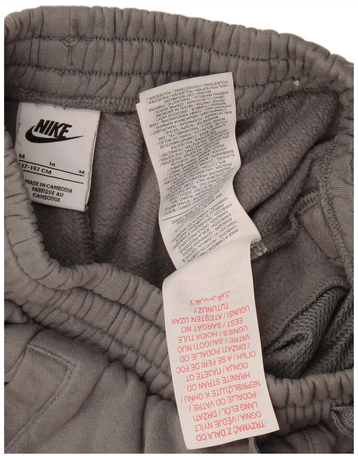 Chłopięce spodenki sportowe NIKE 10-11 lat, szara bawełna