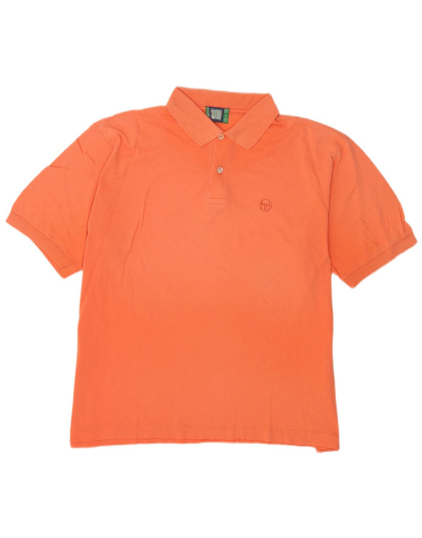 Męska koszulka polo Sergio Tacchini XL, pomarańczowa, bawełniana