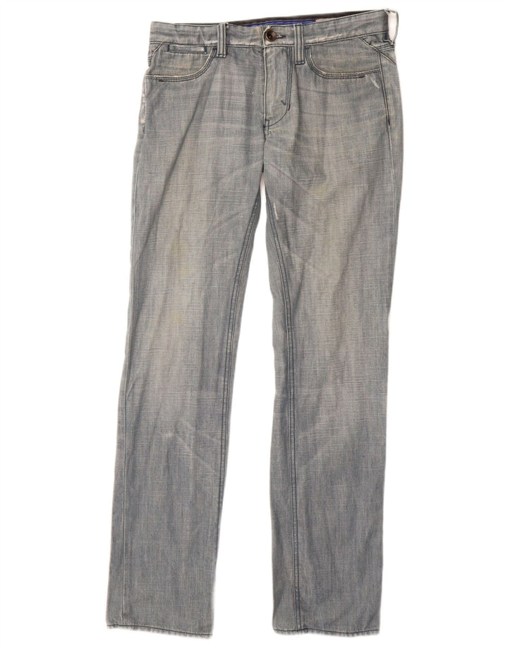 Damskie jeansy Gas Slim W31 L32 Niebieskie bawełniane