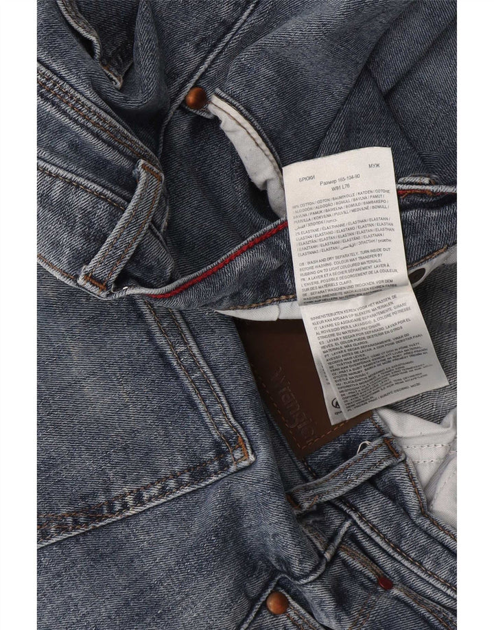 Męskie jeansy Wrangler Regular Straight W36 L30 Niebieskie bawełniane