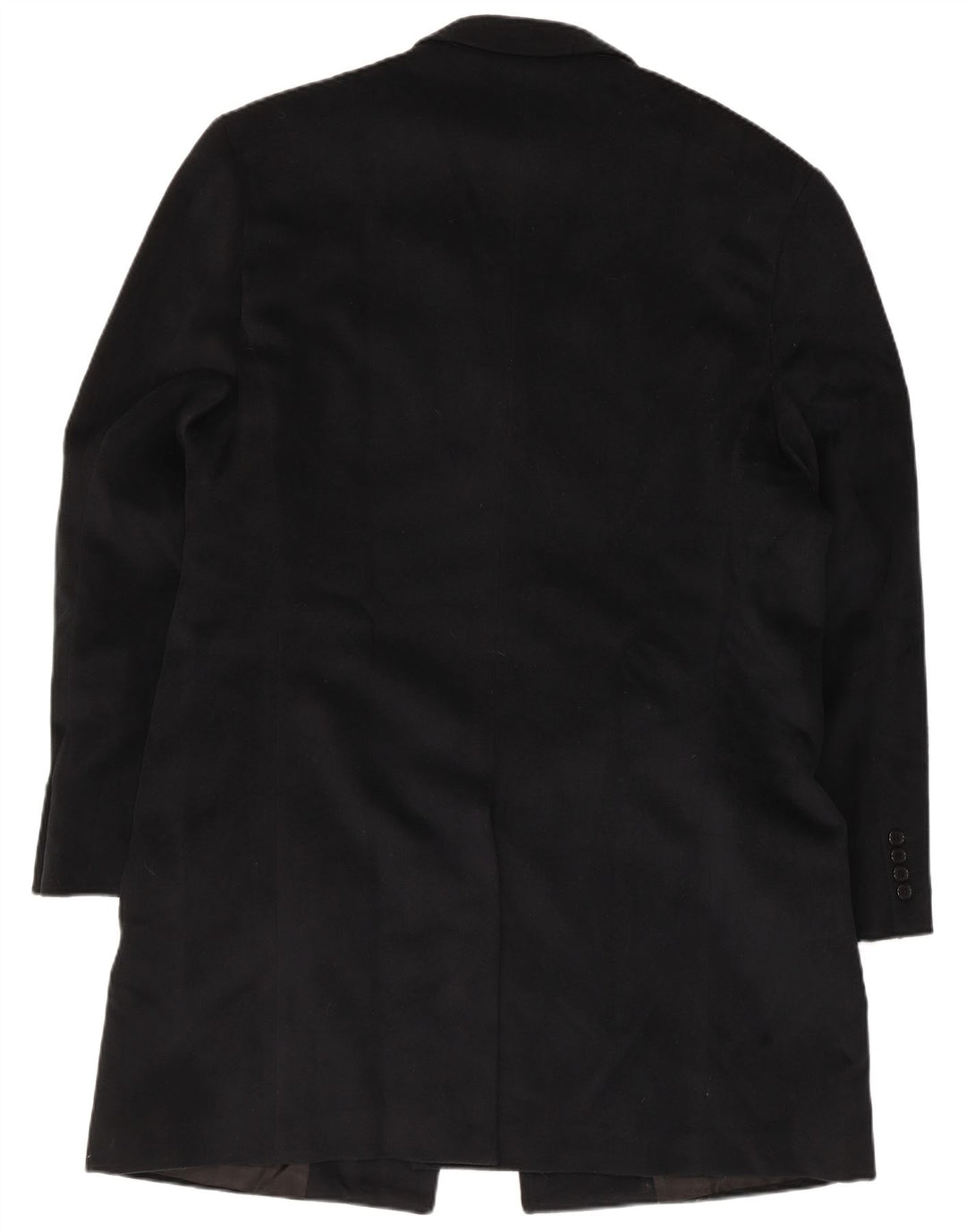 Płaszcz męski w stylu vintage IT 54 2XL Czarna wełna