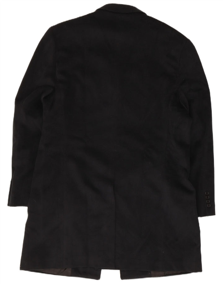 Płaszcz męski w stylu vintage IT 54 2XL Czarna wełna