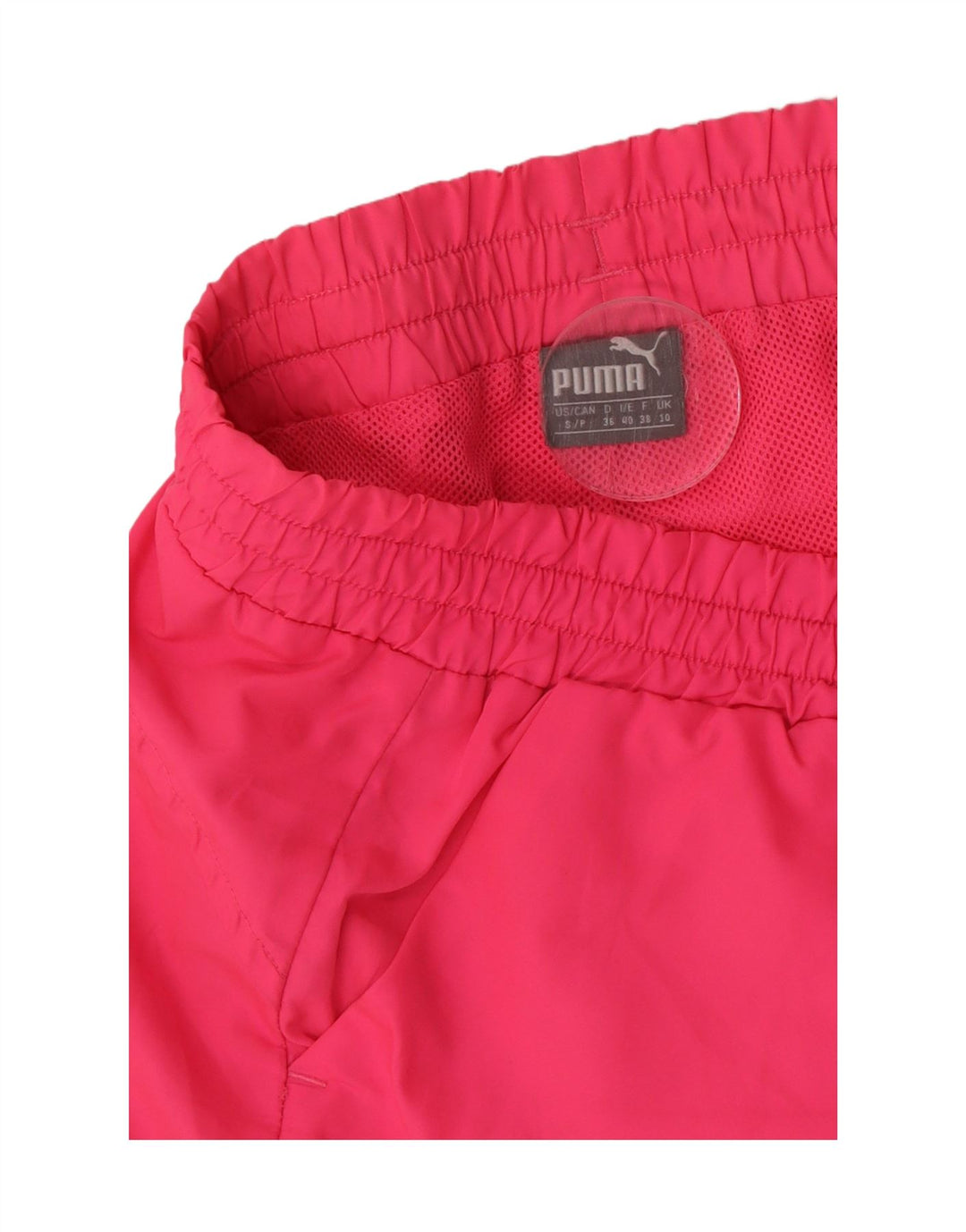Damskie spodenki sportowe Puma UK 10, małe, różowe, poliestrowe