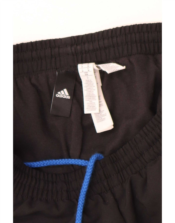 Adidas Męskie spodnie dresowe Joggery Średni czarny poliester