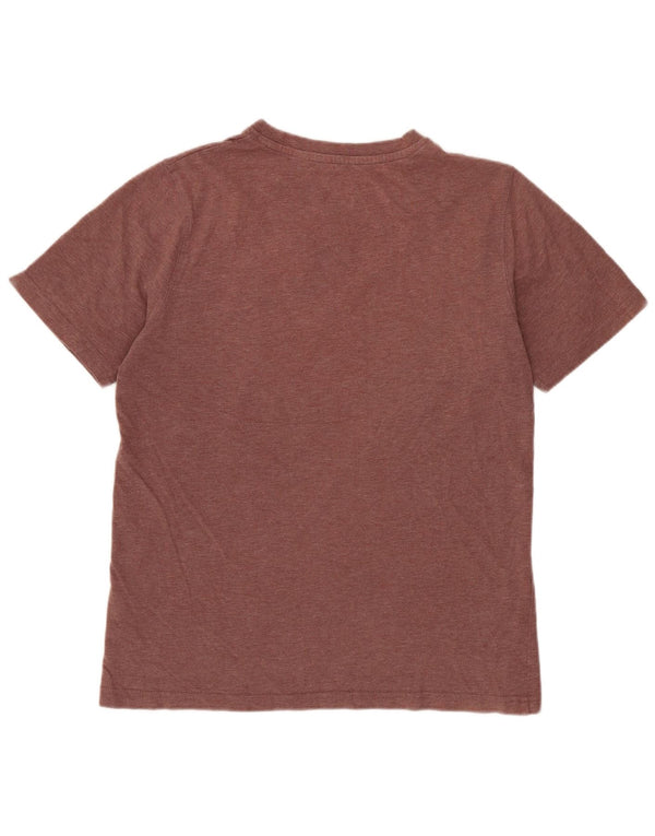 Timberland Boys Graphic T-Shirt Top 13-14 Years Small Brown Cotton