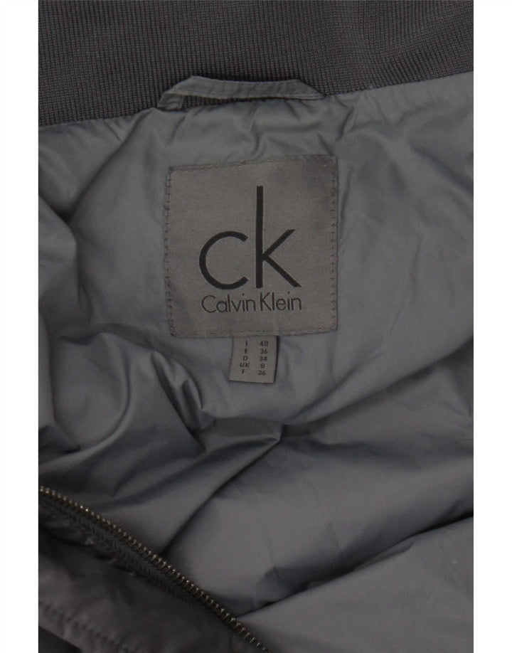 Damski płaszcz ocieplany Calvin Klein UK 8 Small Grey