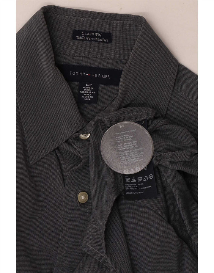 Koszula męska Tommy Hilfiger o dopasowanym kroju, mała, granatowa, bawełniana