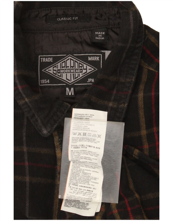 Męska koszula flanelowa Superdry o klasycznym kroju, w średnią wielobarwną kratkę
