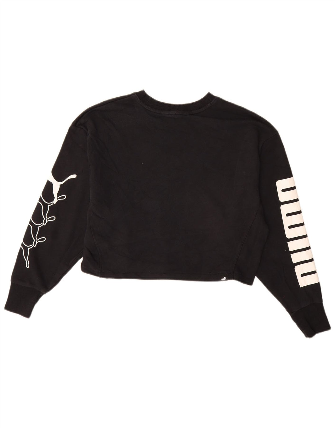 Damski sweter oversize PUMA z grafiką, UK 10, mały czarny