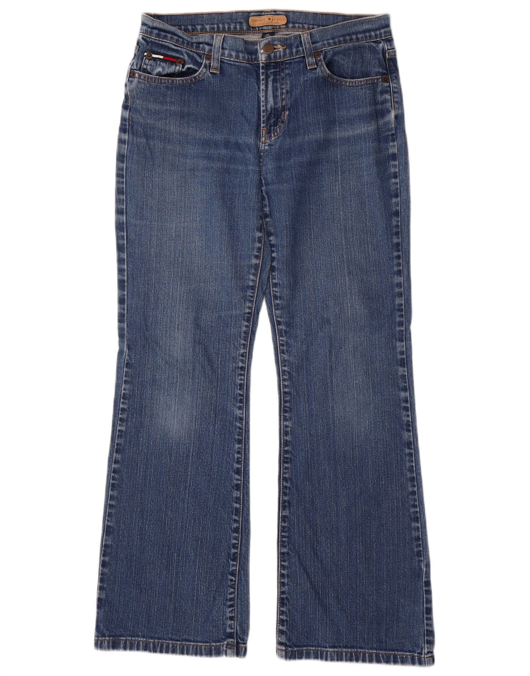 Damskie jeansy Bootcut Tommy Hilfiger US 9 Medium W30 L29 Niebieska bawełna