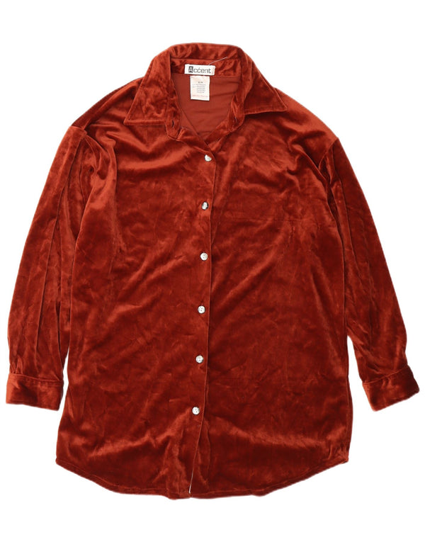 Damska sukienka oversize w stylu vintage, UK 10, mały, brązowy poliester