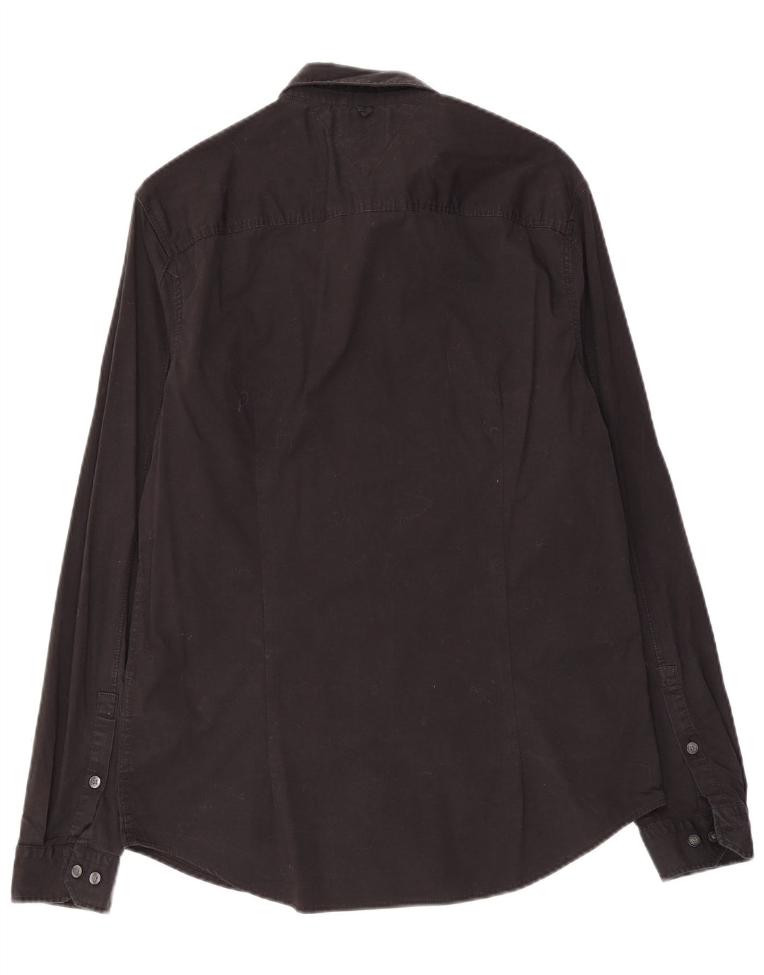 Męska koszula slim fit Tommy Hilfiger, duża, czarna, bawełniana