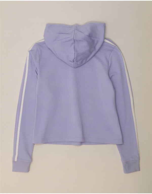 Damska bluza z kapturem Adidas UK 8/10 Mała fioletowa bawełna