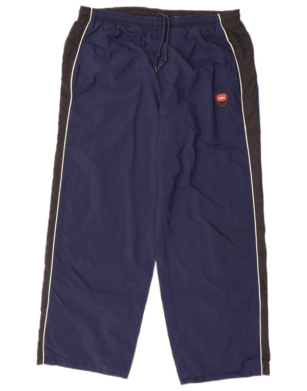 Męskie spodnie dresowe Nike UK 44/46 XL Granatowy poliester z blokami kolorów