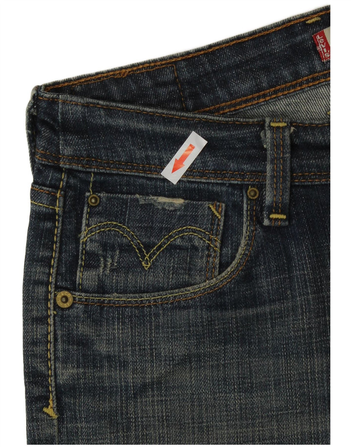 Damskie jeansy Levi's 627 Straight W30 L27 Niebieskie