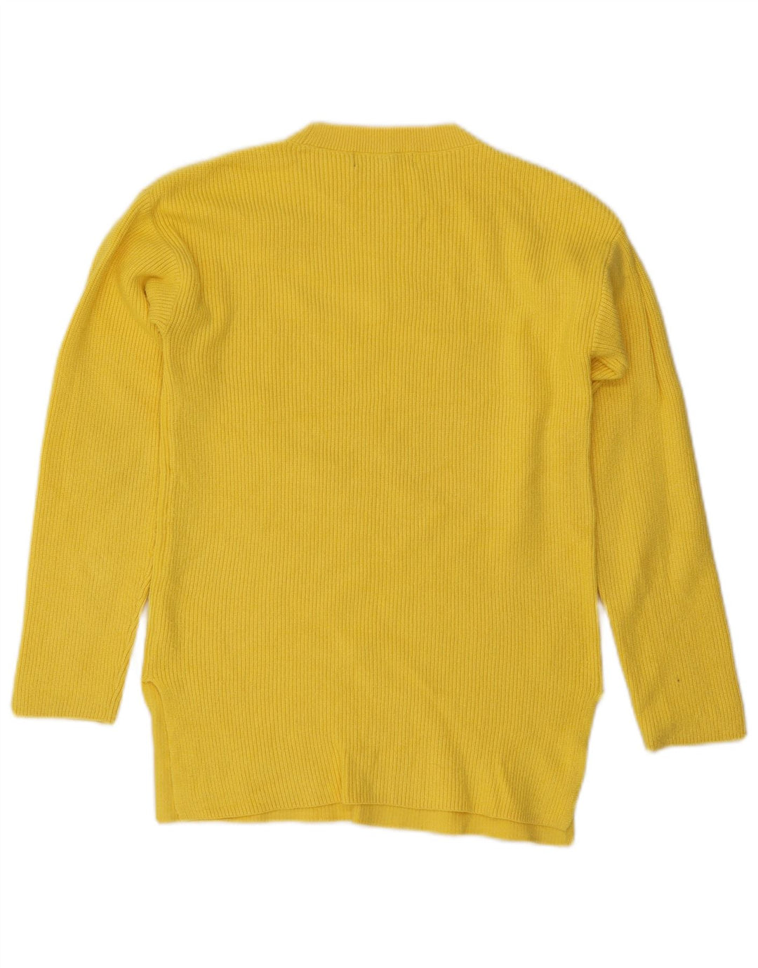 Sweter damski Marks & Spencer z okrągłym dekoltem, UK 10, mały, żółty