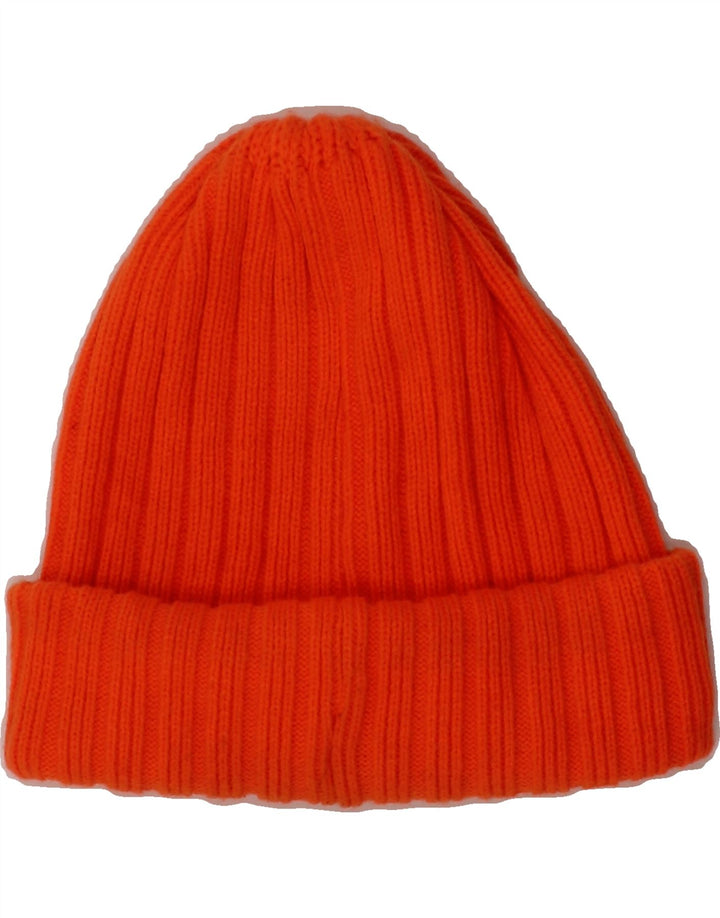REFRIGIWEAR Womens Beanie Hat One Size Orange Acrylic Vintage Refrigiwear and Second-Hand Refrigiwear from Messina Hembry 