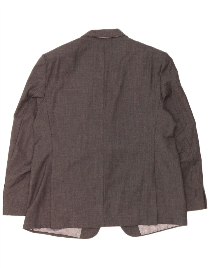 Męska marynarka Marks & Spencer o regularnym kroju, zapinana na 2 guziki, UK 46 XL, szara