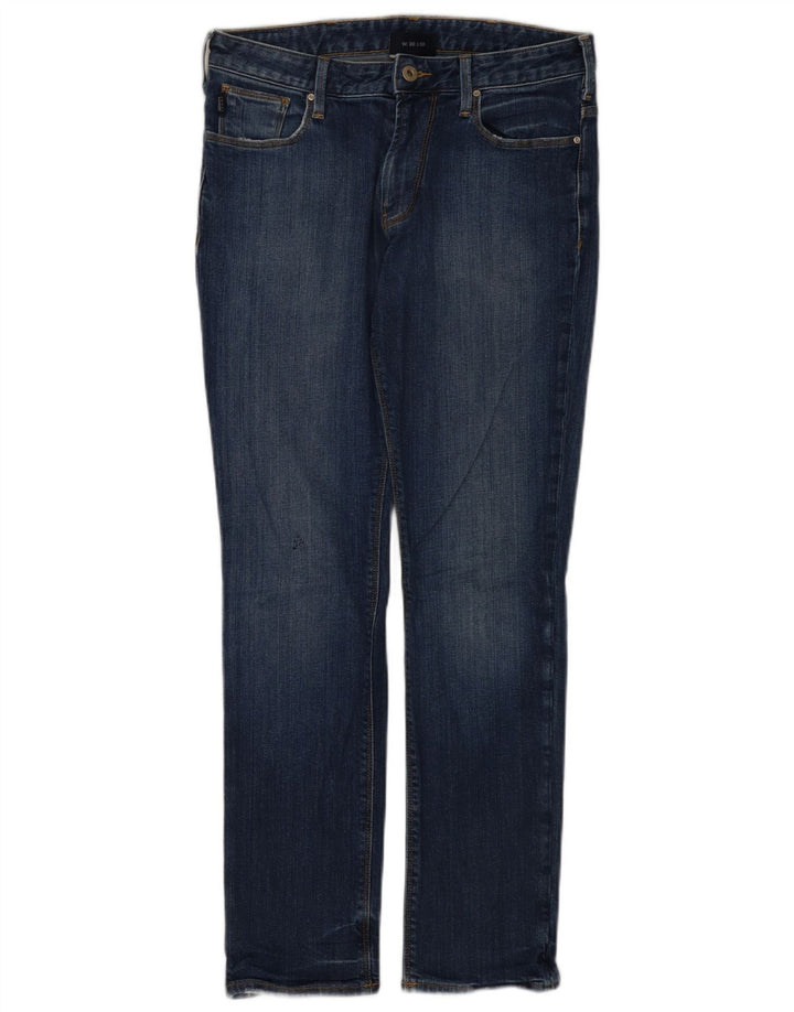 Damskie jeansy Armani Slim W30 L30 Niebieskie