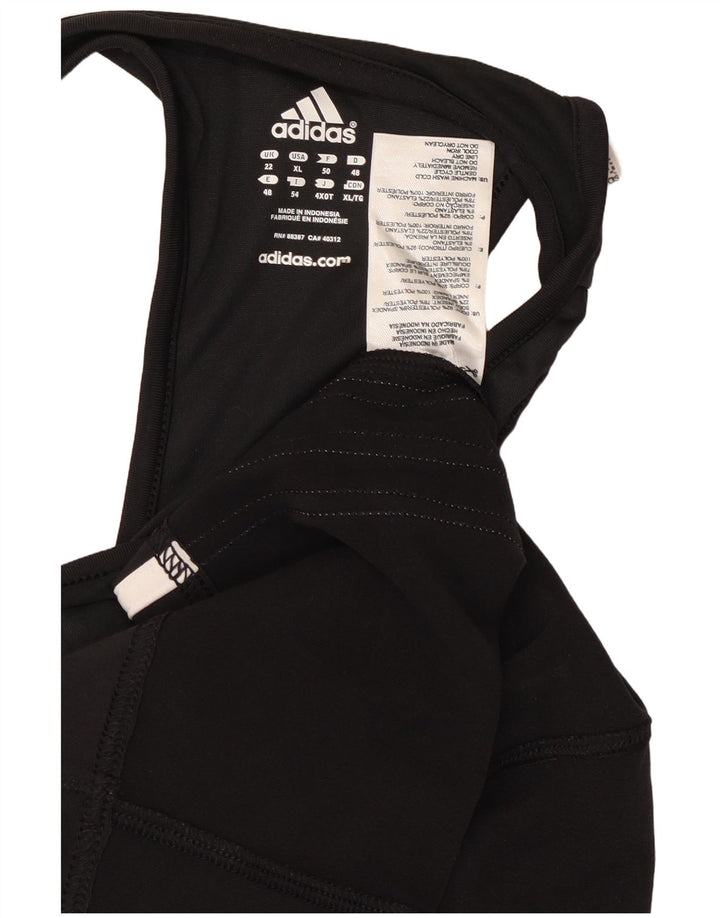 Damska kamizelka Adidas Top UK 22 3XL Czarny poliester