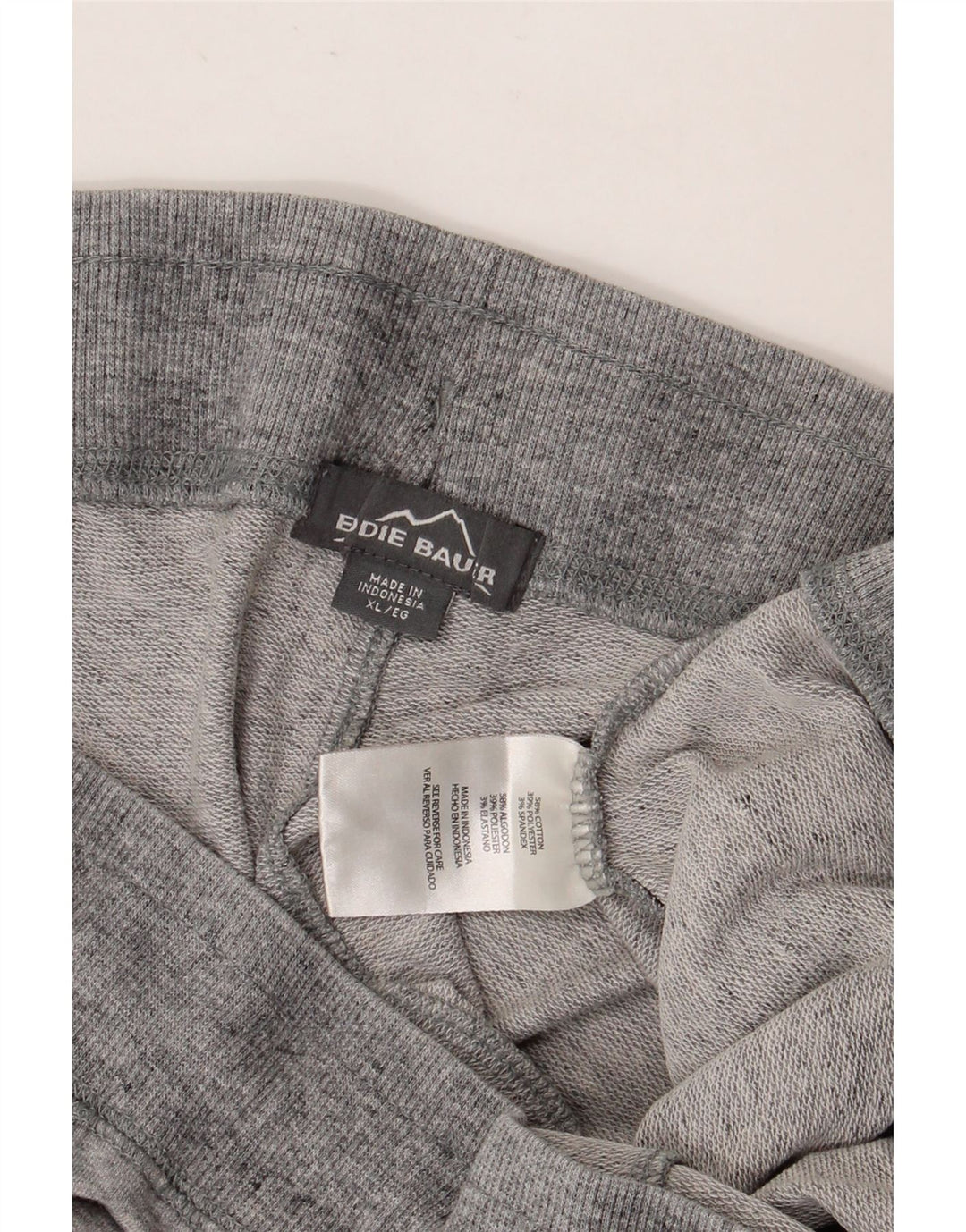 Damskie spodenki sportowe EDDIE BAUER UK 18 XL, szare, bawełniane w plamki