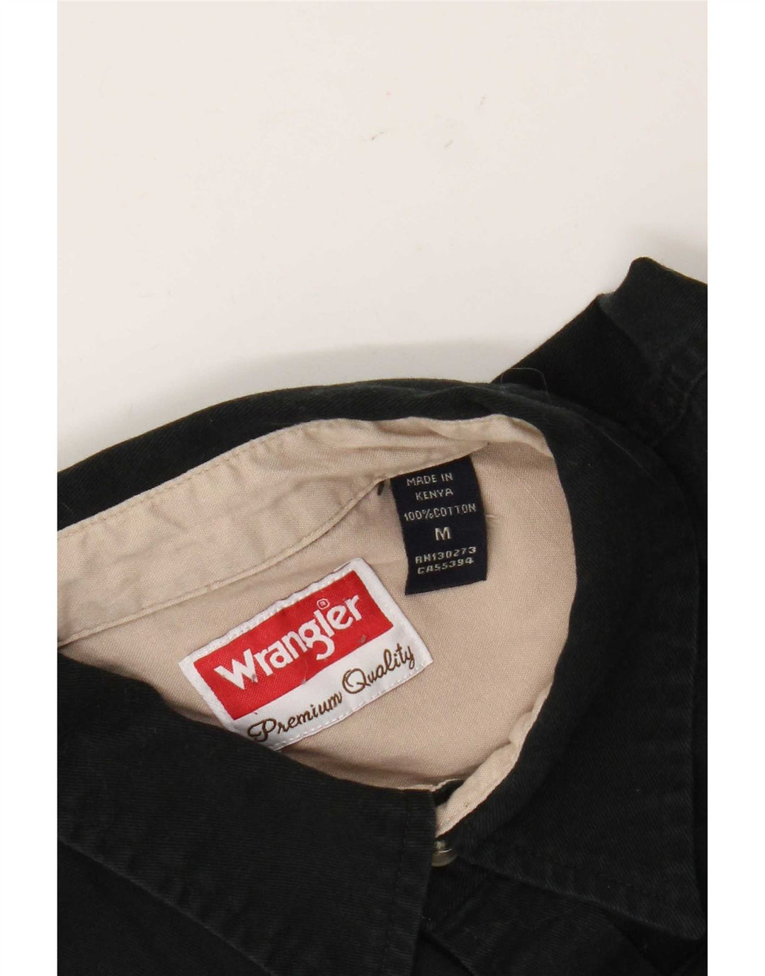 Koszula męska Wrangler, średnia czarna, bawełniana