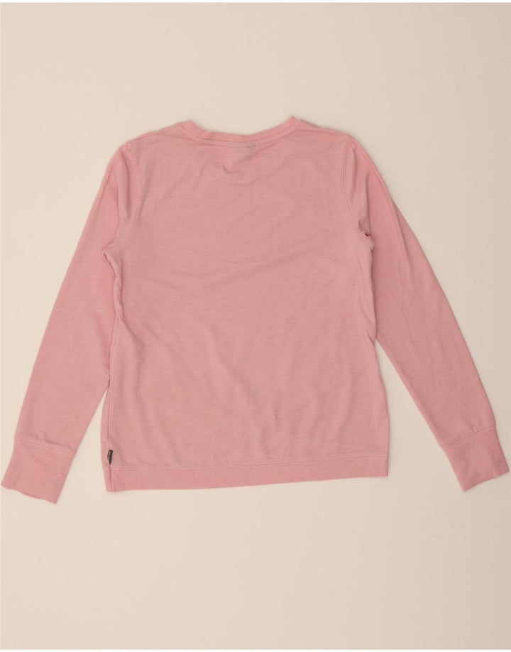 EDDIE BAUER Girls Sweatshirt Jumper 14-15 Years XL Pink Polyester Vintage Eddie Bauer and Second-Hand Eddie Bauer from Messina Hembry 