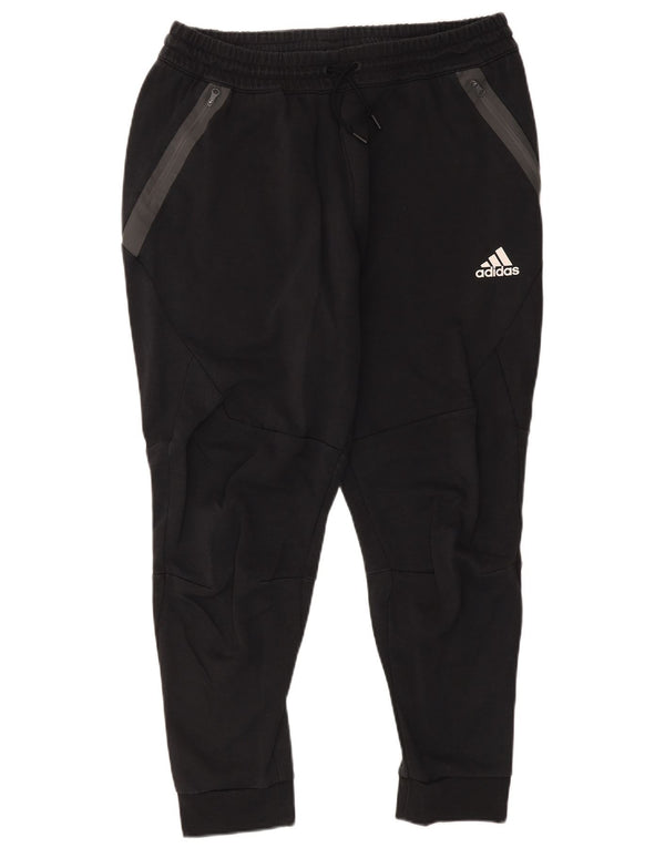 Adidas Męskie spodnie dresowe Joggers XL Czarna bawełna z blokami kolorów