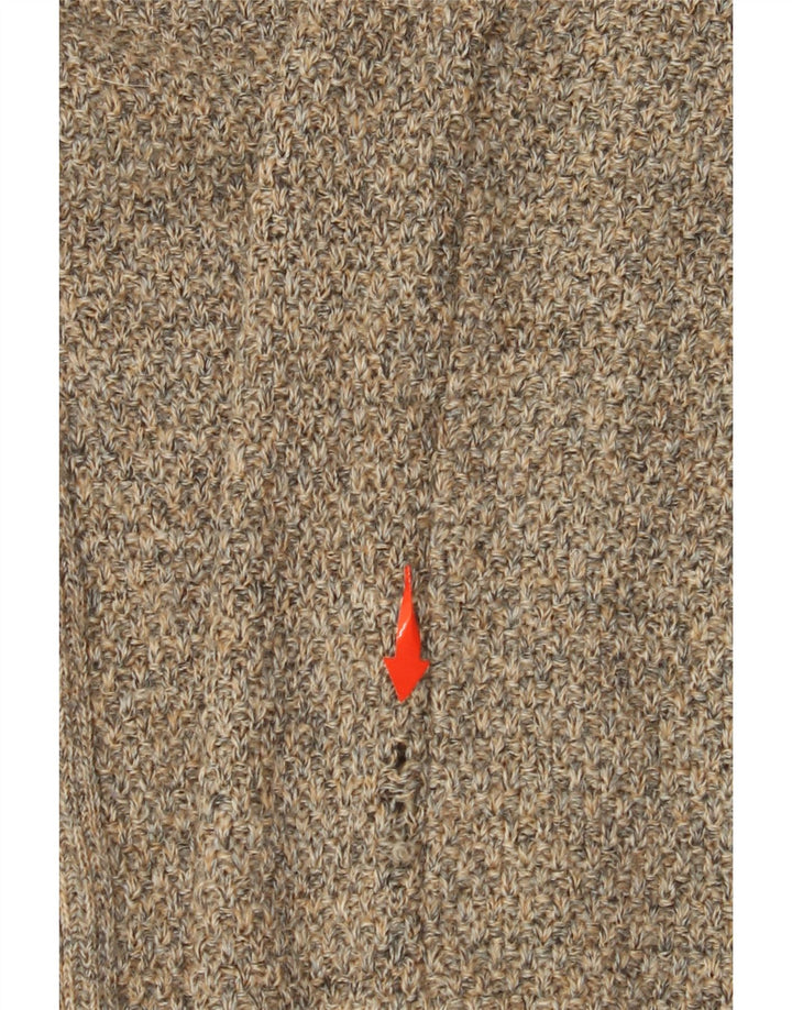 Męski sweter rozpinany bez rękawów C&A o luźnym kroju IT 46 Mały szary akryl