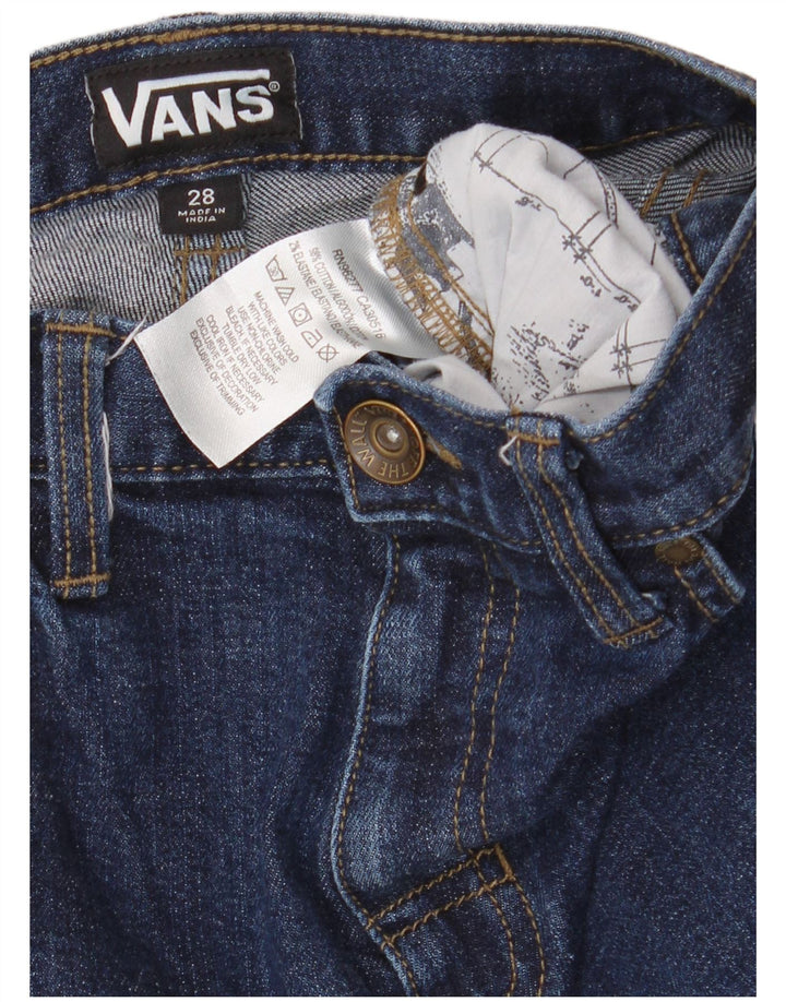 Damskie jeansy Vans Straight W28 L26 Granatowe, bawełniane