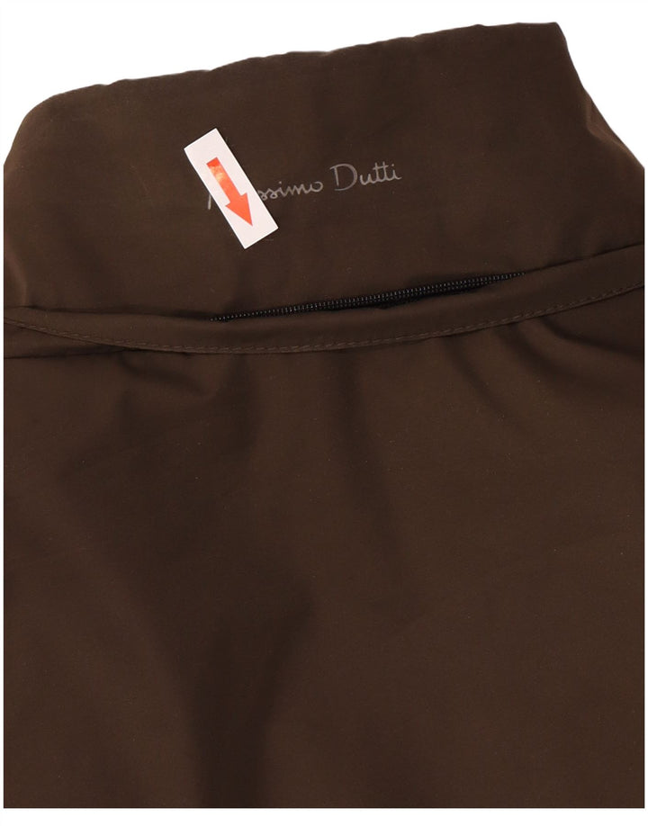 Męska ocieplana kurtka Massimo Dutti UK 42 XL, brązowa, poliester