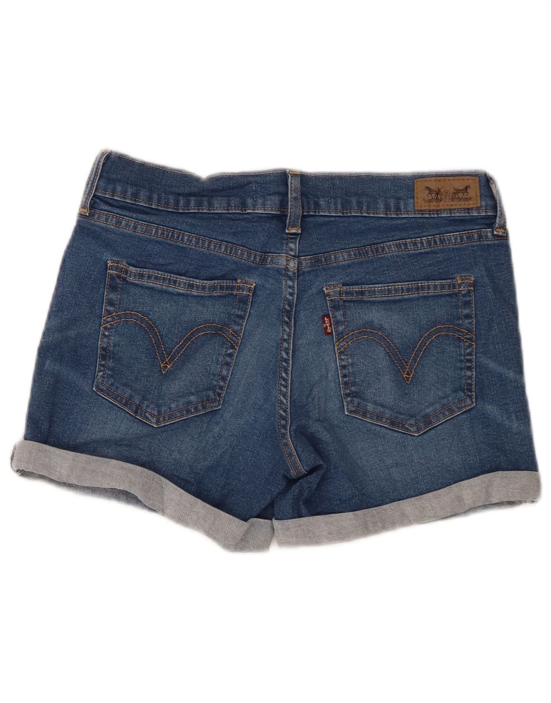 Damskie spodenki jeansowe LEVI'S W26 Małe, niebieskie, bawełniane