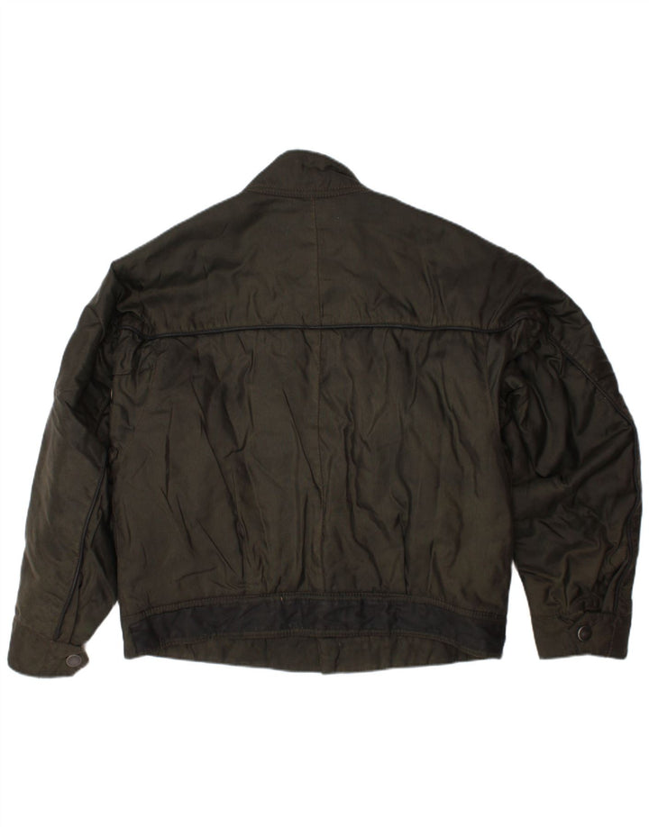 BELSTAFF Boys Racer Jacket 3-4 Years Green Nylon