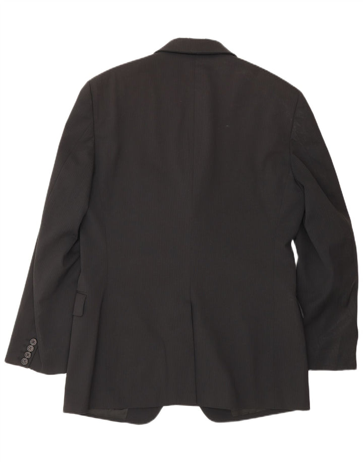 PRADA Męski garnitur zapinany na 3 guziki, 2 częściowy IT 52 XL W34 L30 Czarny klasyczny