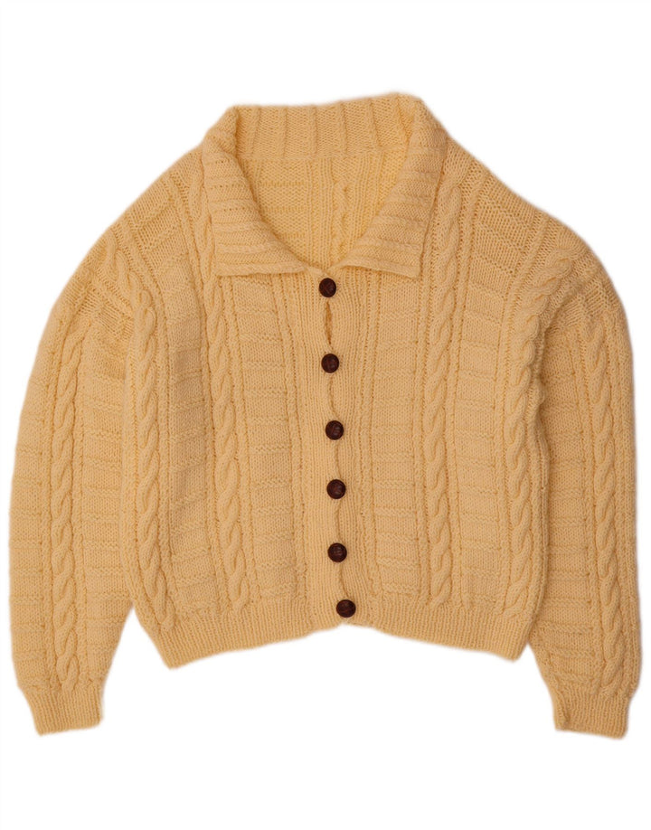 Sweter damski VINTAGE Crop Cardigan UK 18 XL, beżowy