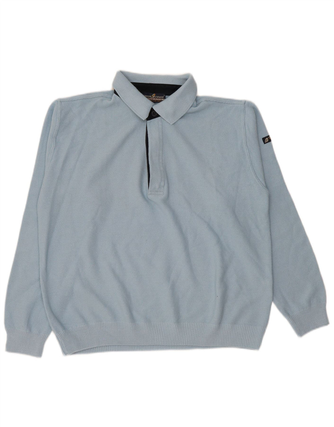 Męski sweter polo Green Coast IT 50 średni niebieski