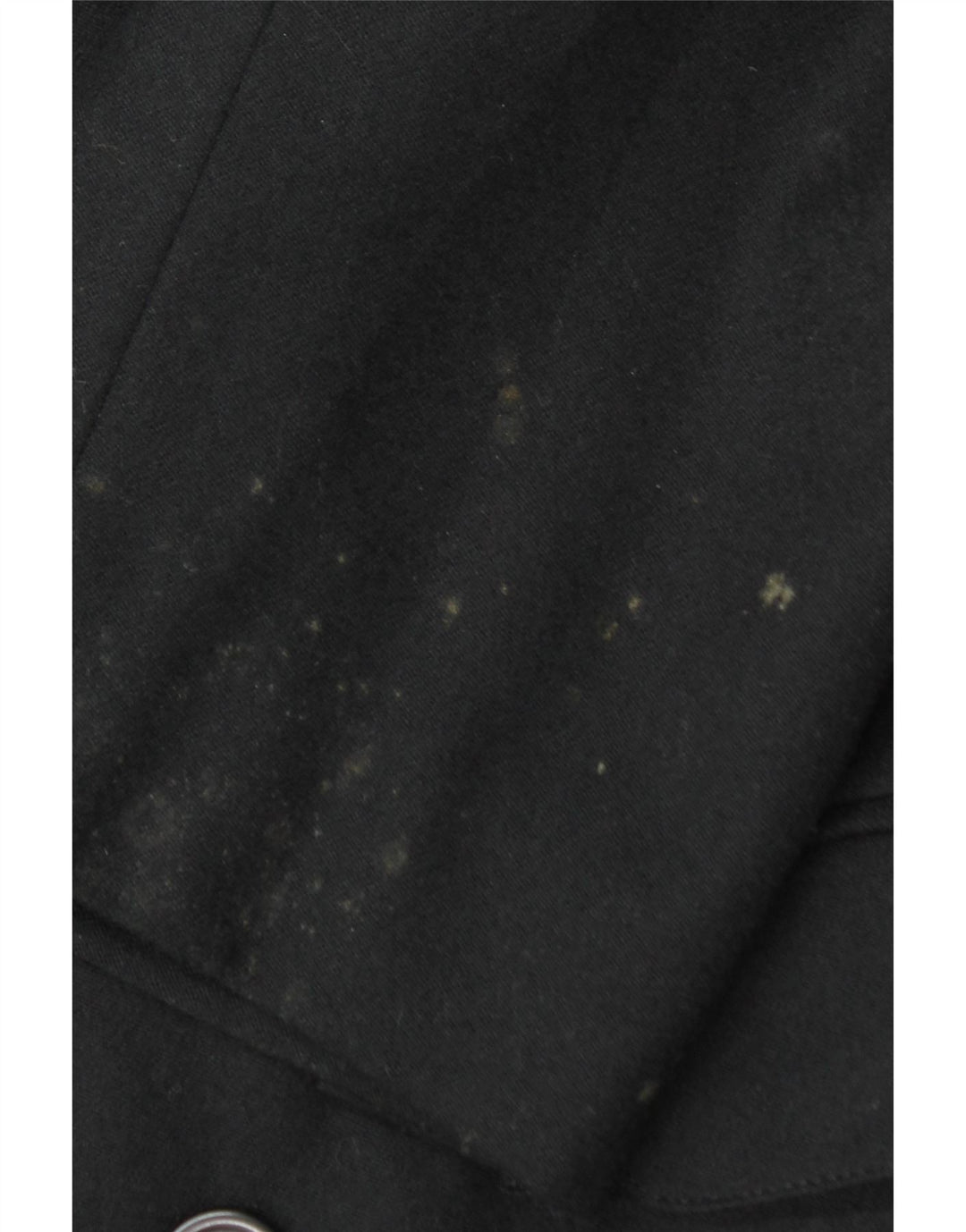 Męska marynarka dwurzędowa SISLEY UK 38, średnia czarna wełna