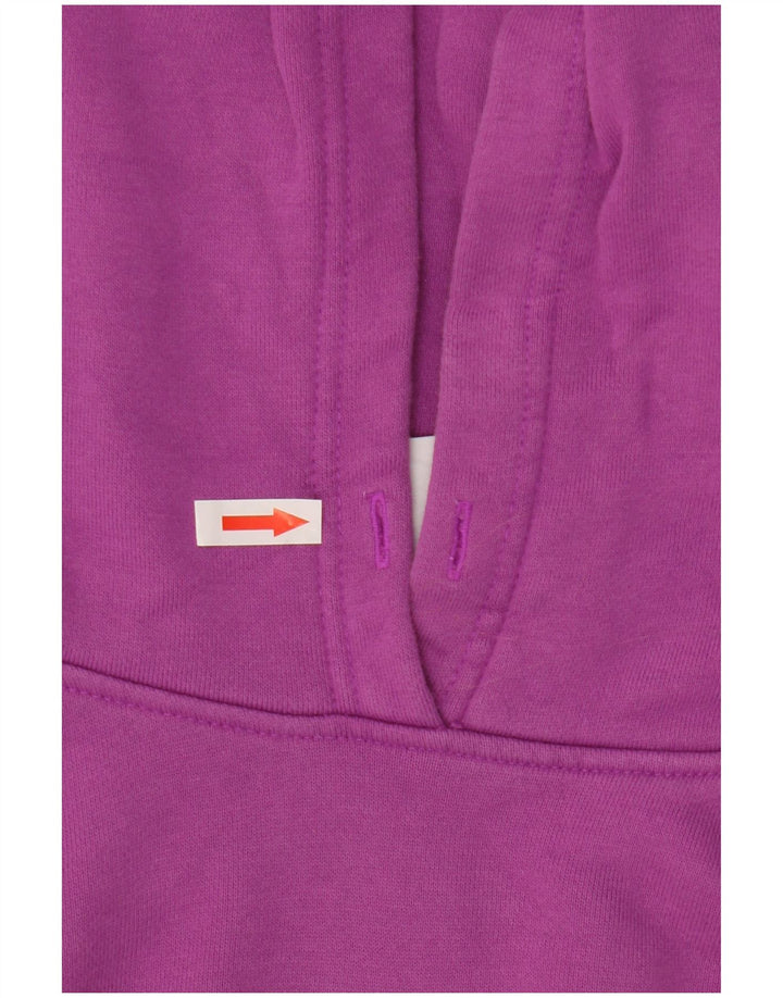 Męska bluza z kapturem Adidas Oversized Graphic, średnia fioletowa bawełna