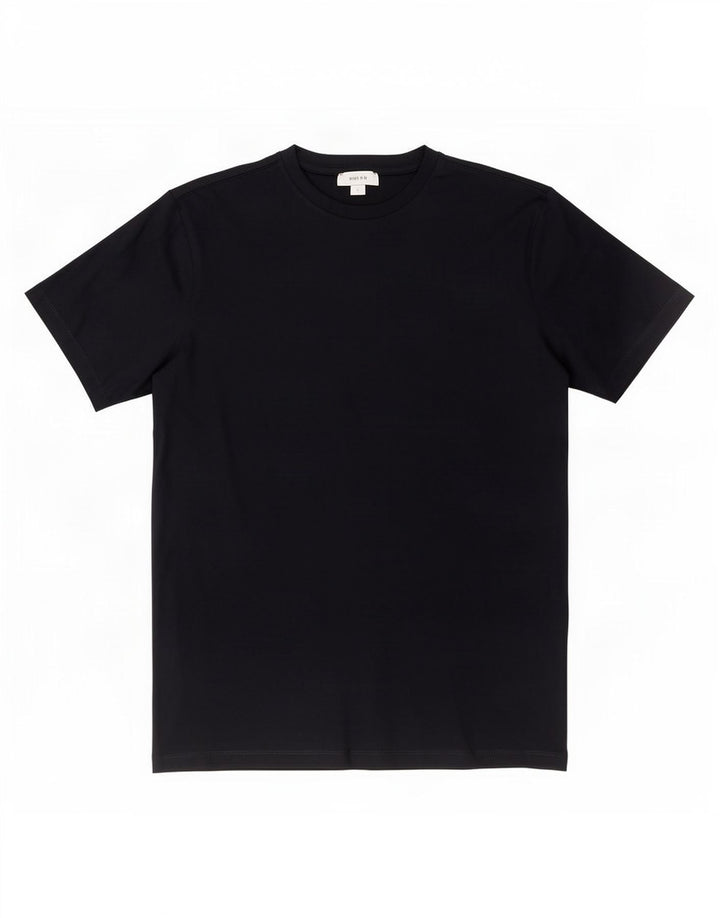 T-shirt męski Reiss, mały, granatowy, bawełniany