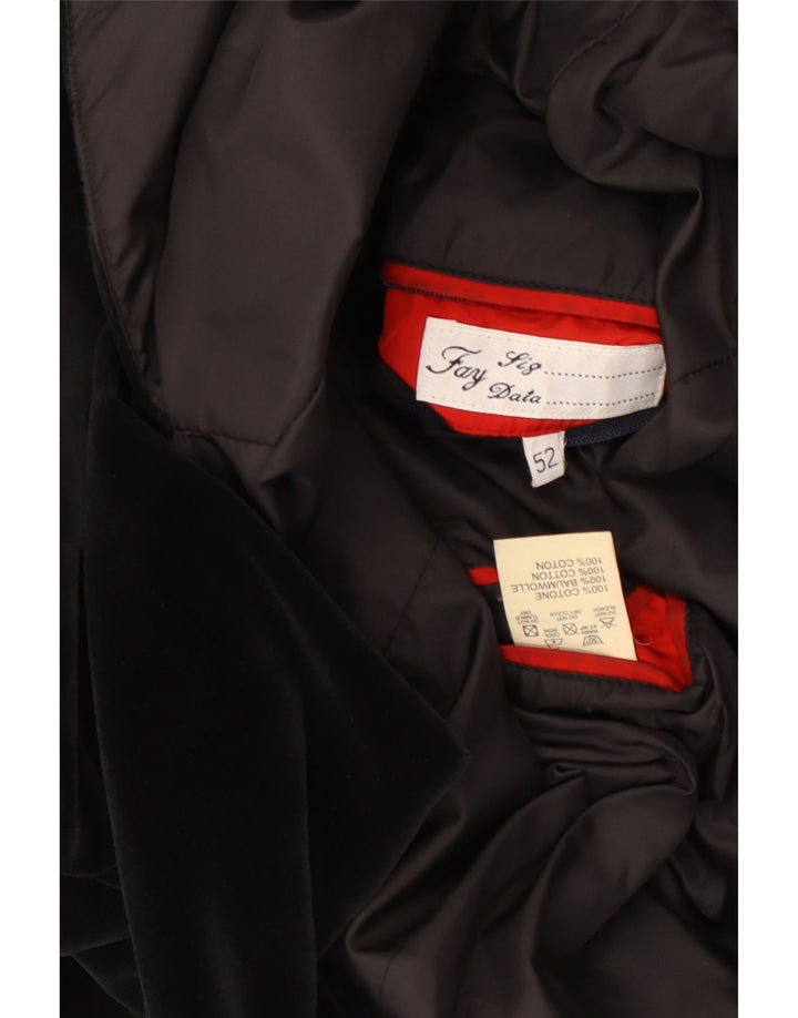 Męska marynarka FAY zapinana na 3 guziki IT 52 XL, czarna, bawełniana