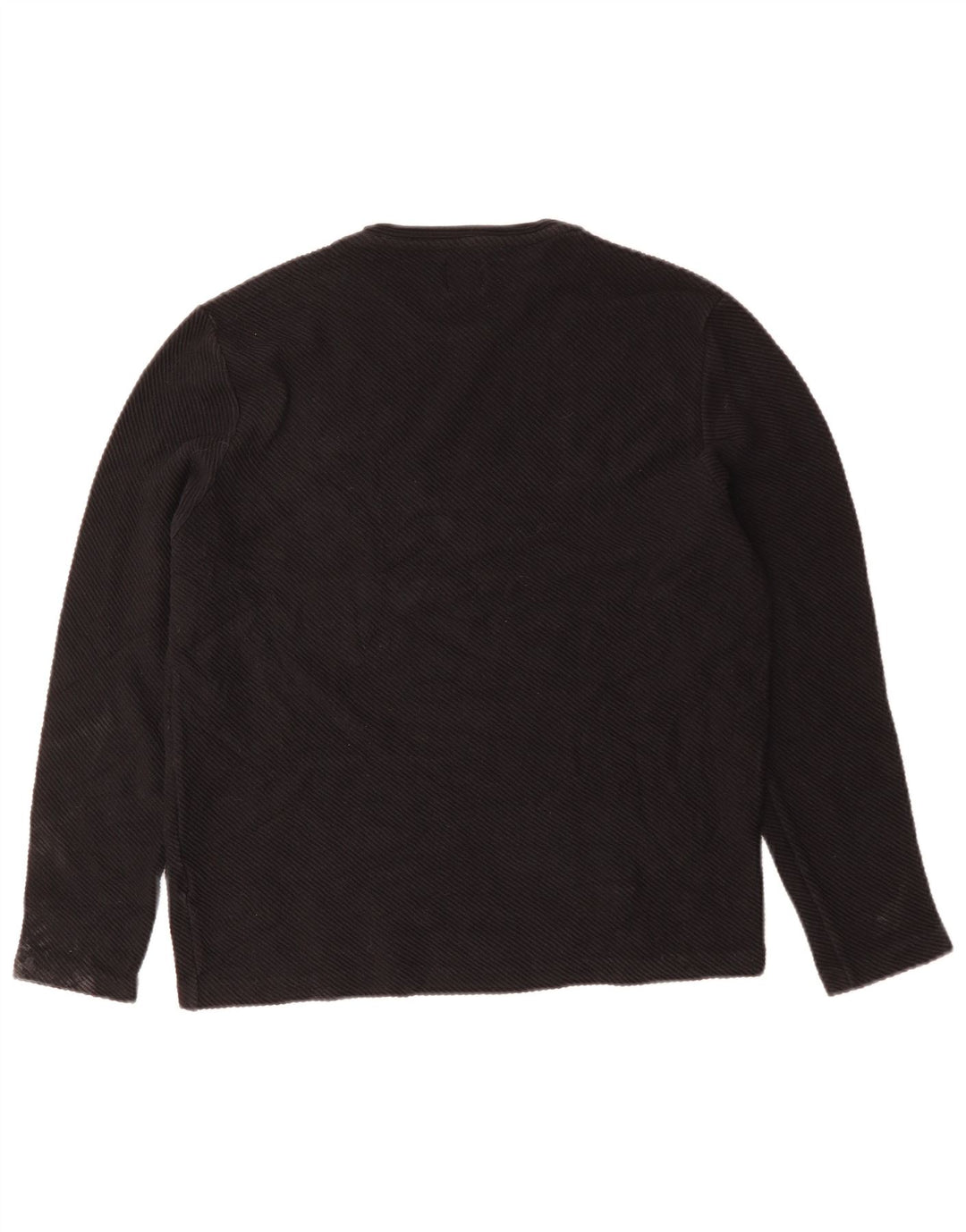 Damski top ZARA z długim rękawem UK 14, duży, czarny, bawełniany